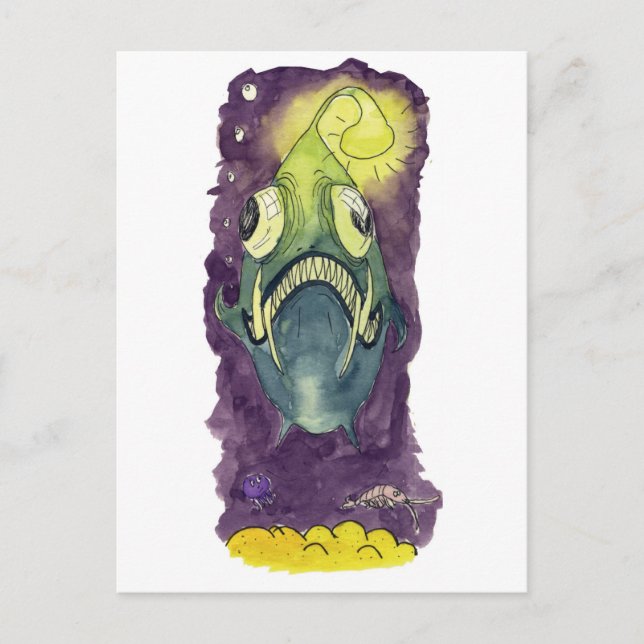 Angler Fish Postcard (Front)