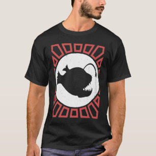 Angler Fish Vintage Retro Style Animal 1 T-Shirt