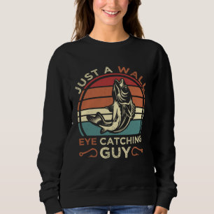 Angler Fisherman & Walleye Fishing Sweatshirt
