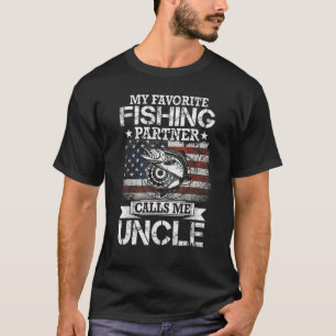 Angler I My Favourite Fishing Partner Calls Me Unc T-Shirt