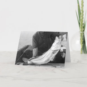 Angler with Snook, Marco Island, Florida, 1965 Card