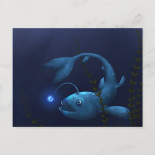 Anglerfish in the Undergrowth Postcard