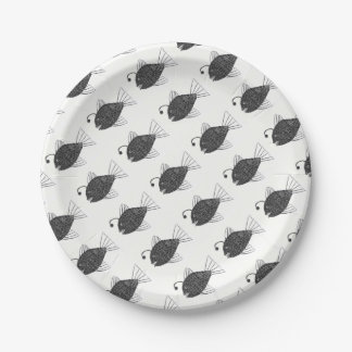 Anglerfish Paper Plate