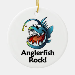 Anglerfish Rock! Ceramic Ornament