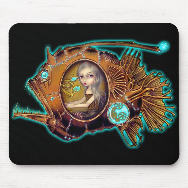 "Anglerfish Submarine" Mousepad (Front)