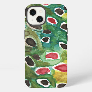 Angler's Brown Trout Skin Fly Fishing iPhone Case