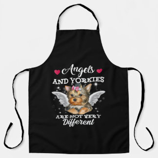 Angles and Yorkies are not different Apron
