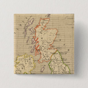 Angleterre, Ecosse & Irlande en 900 15 Cm Square Badge