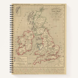Angleterre, Ecosse, Irlande et Man 1100 a 1280 Notebook