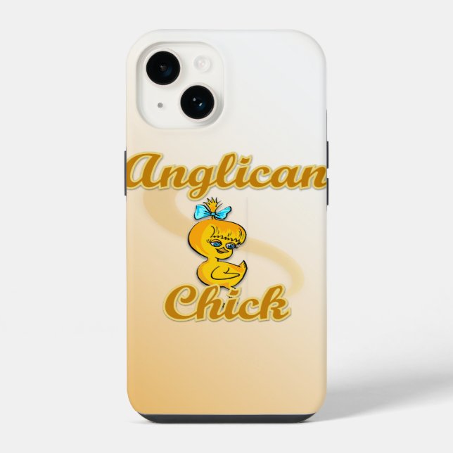Anglican Chick iPhone Case (Back)
