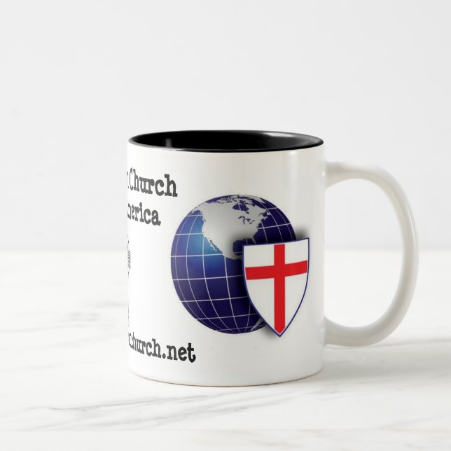 Anglican Church in North America Two-Tone Coffee Mug (Right)