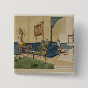 Anglo-Japanese Designs, c.1860 (pen & black ink & 15 Cm Square Badge