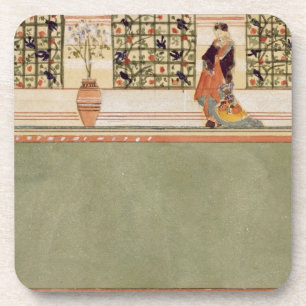 Anglo-Japanese Wall Design, c.1860 (w/c & pencil o Coaster
