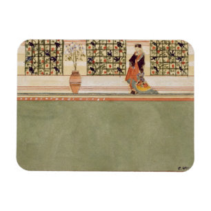 Anglo-Japanese Wall Design, c.1860 (w/c & pencil o Magnet