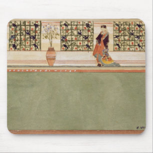 Anglo-Japanese Wall Design, c.1860 (w/c & pencil o Mouse Pad