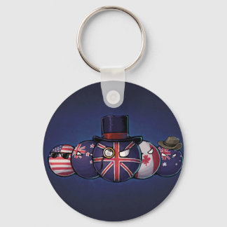Anglo-Saxon Countryballs Key Ring