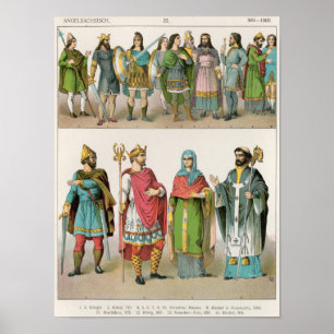 Anglo-Saxon Dress Poster