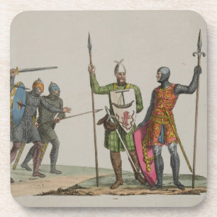 Anglo-Saxon Warriors, plate 14 from 'The History o Coaster