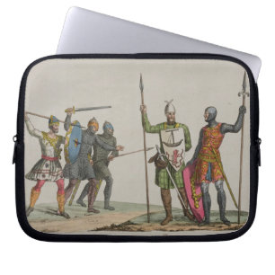 Anglo-Saxon Warriors, plate 14 from 'The History o Laptop Sleeve