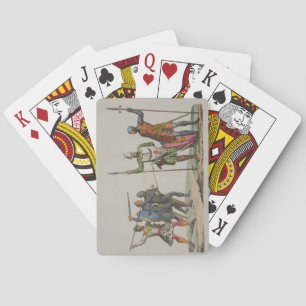 Anglo-Saxon Warriors, plate 14 from 'The History o Playing Cards
