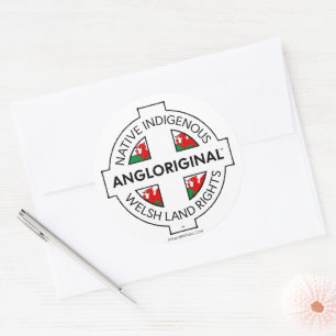 Angloriginal™ Welsh Land Rights 3" Stickers (6)