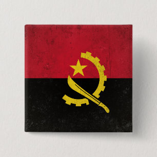 Angola 15 Cm Square Badge
