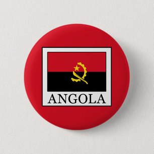 Angola 6 Cm Round Badge