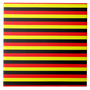 angola belgium uganda germany flag stripes red yel ceramic tile