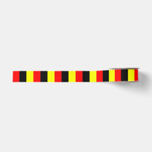 angola belgium uganda germany flag stripes red yel grosgrain ribbon