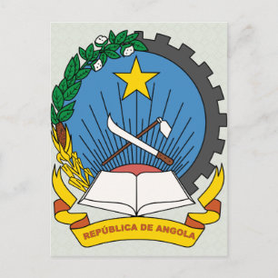 Angola Coat of Arms detail Postcard