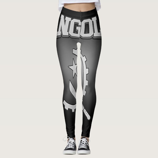 Angola Coat of Arms Leggings (Front)