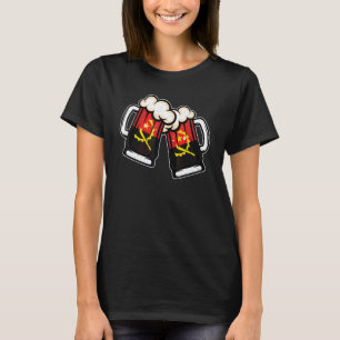 Angola Flag Beer Mug Cool Angolan Beer 1 T-Shirt
