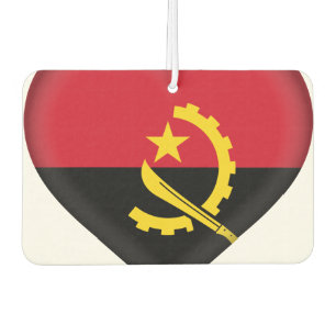Angola Flag Car Air Freshener