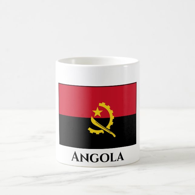 Angola Flag Coffee Mug (Center)