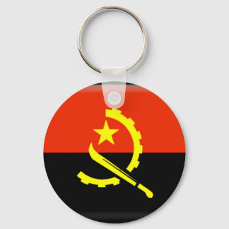 Angola flag key ring