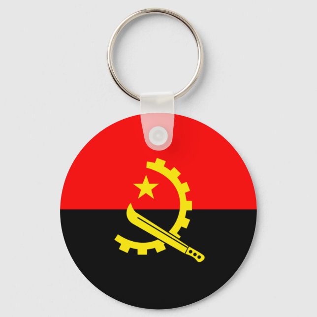 Angola Flag Key Ring (Front)