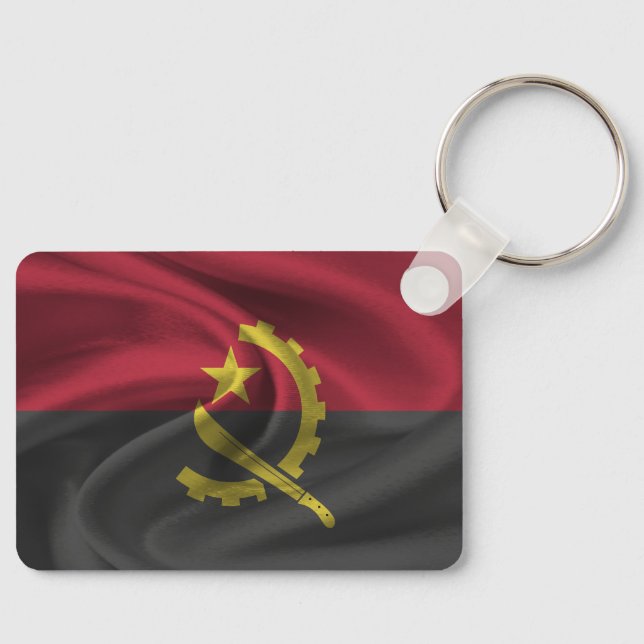 Angola Flag Keychain (Front)