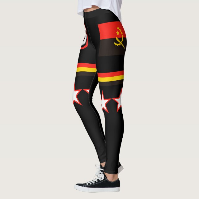 Angola  Flag Leggings (Left)