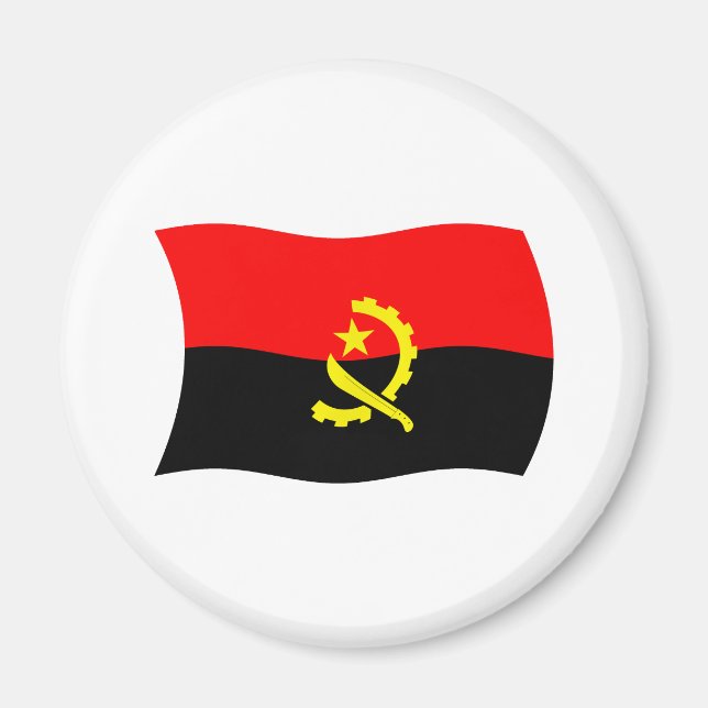 Angola Flag Magnet (Front)