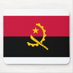 Angola Flag Mouse Pad
