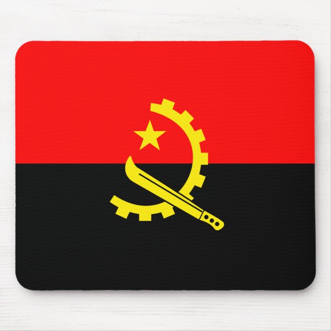 angola flag mousepad (Front)