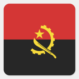 Angola Flag Sticker
