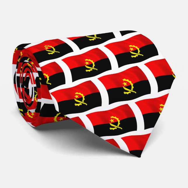 Angola Flag Tie (Rolled)