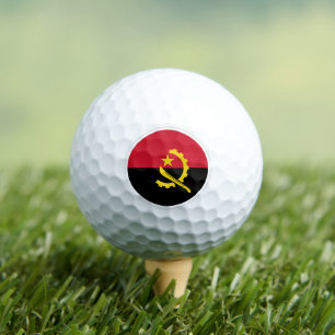 Angola Golf Balls, Angolan Flag Golfers / Patriots Balls