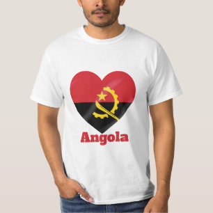 Angola Heart Flag T-Shirt