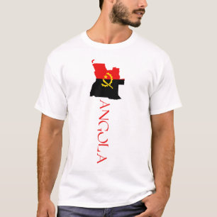 Angola Map Flag T-Shirt