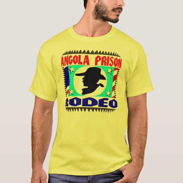 Angola Prison Rodeo Flag T-Shirt (Front)