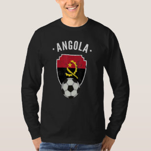Angola Soccer Angola Flag Football Angolan Pride R T-Shirt