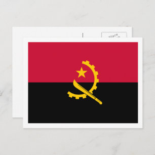 Angolan Flag, Flag of Angola Postcard