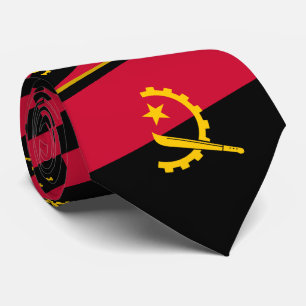 Angolan Flag, Flag of Angola Tie